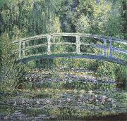 Claude Monet, Waterlilies and Japanese Bridge